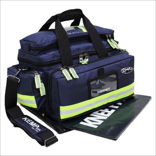 Kemp Usa Premium Large Professional Trauma Bag, Navy 10-104-NVY-PRE